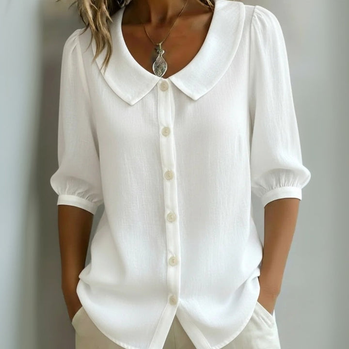 Lena | Casual Solid Colour Blouse