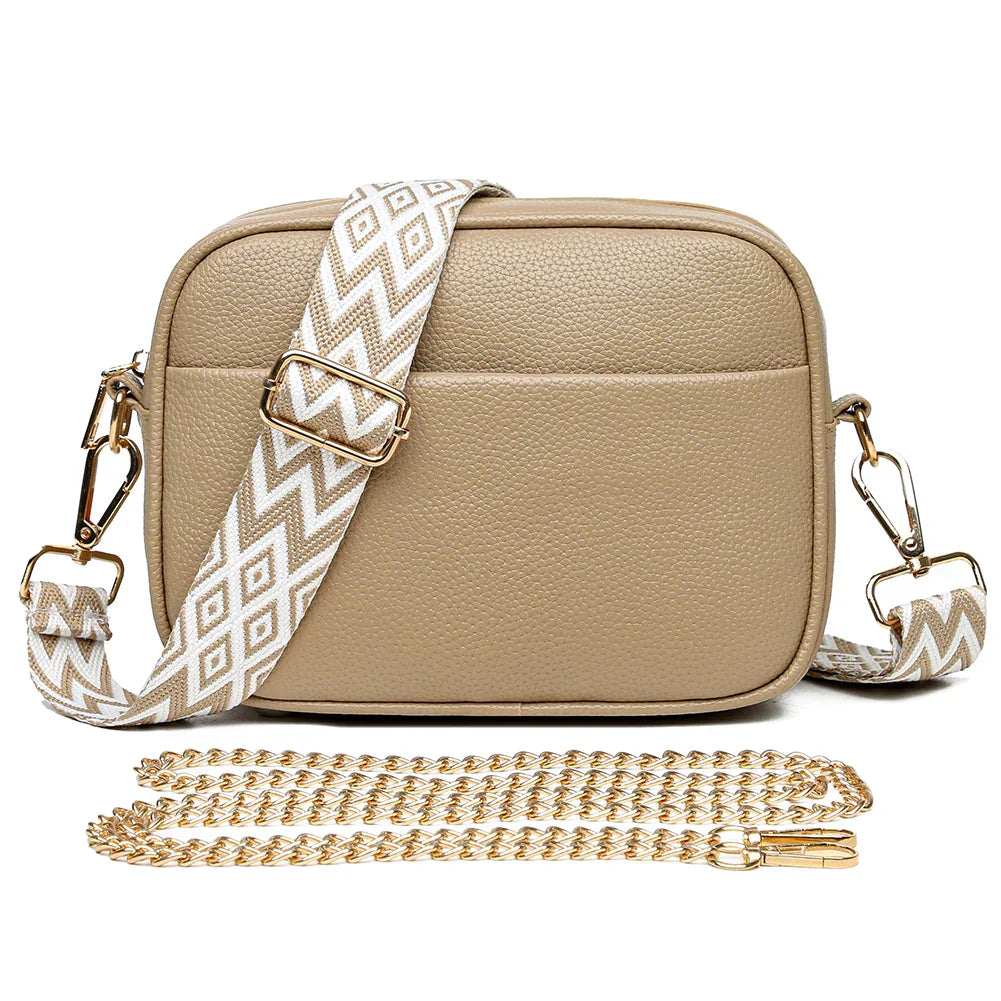 Zara | Refined Leather Shoulder Bag
