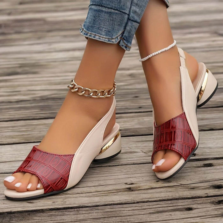 Jasmine | Elegant Low Heel Orthopedic Sandals