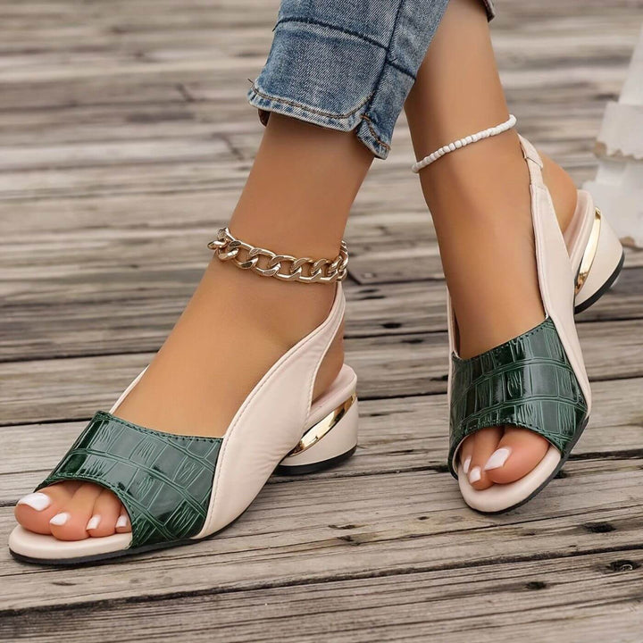 Jasmine | Elegant Low Heel Orthopedic Sandals