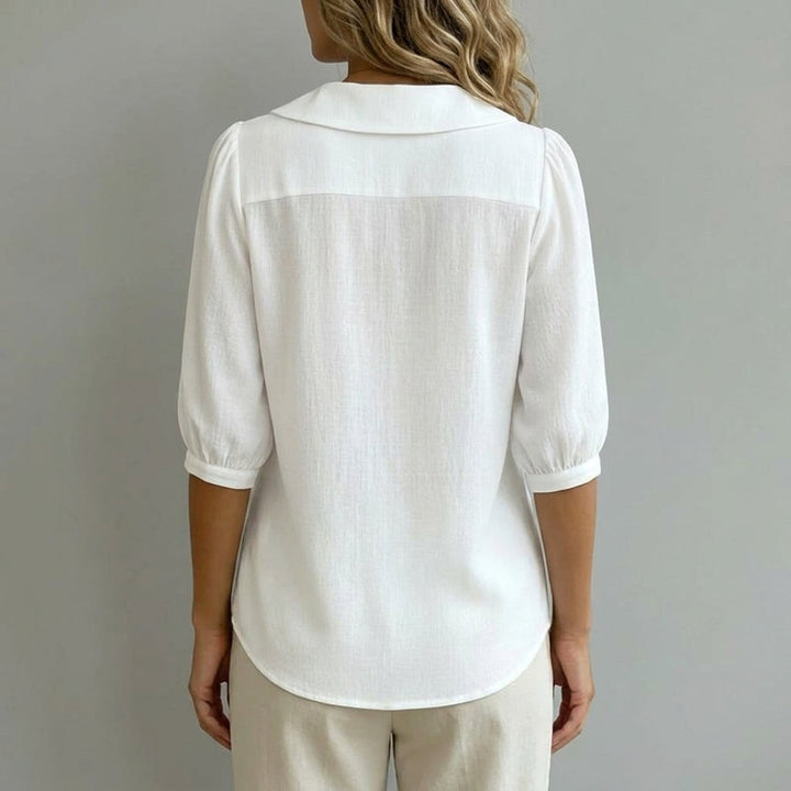 Lena | Casual Solid Colour Blouse